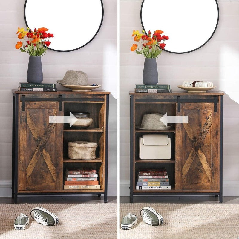 Woodland Side Cabinet Storage Organizer Rack - waseeh.com