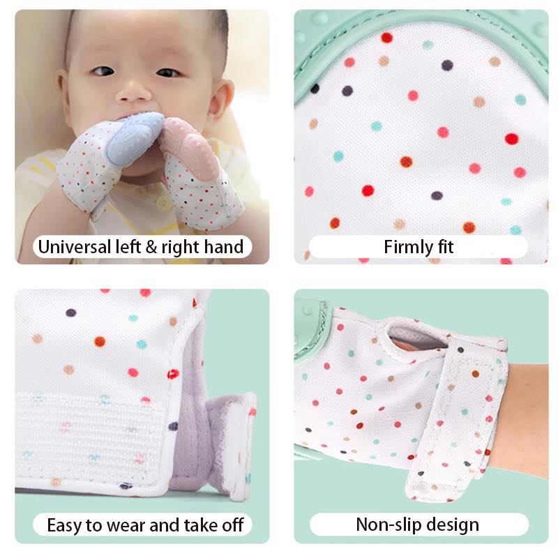 Baby Teething Silicone Mitts - waseeh.com