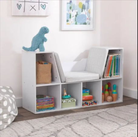 The Nook Bookcase Storage Shelve Organizer Kids Rack - waseeh.com