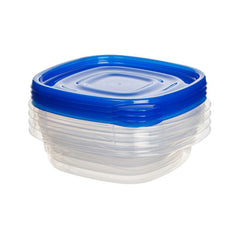 Square Take Along Food Conatiner Bowls (Pack of 4) - waseeh.com