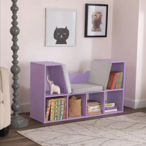 The Nook Bookcase Storage Shelve Organizer Kids Rack - waseeh.com