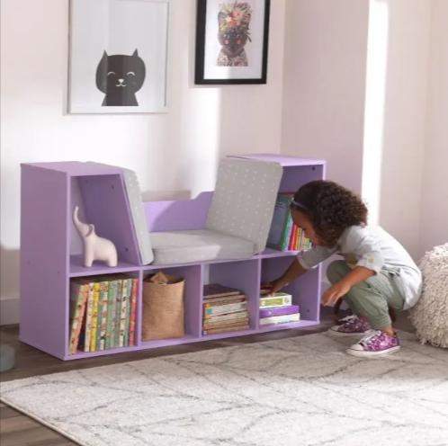 The Nook Bookcase Storage Shelve Organizer Kids Rack - waseeh.com