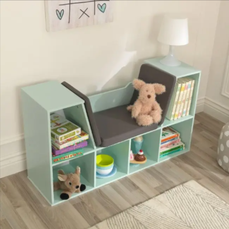 The Nook Bookcase Storage Shelve Organizer Kids Rack - waseeh.com