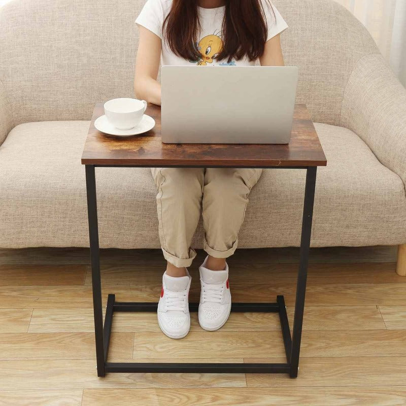 Straight Rectangle Coffee Office laptop Bedroom Side Table (MDF) - waseeh.com