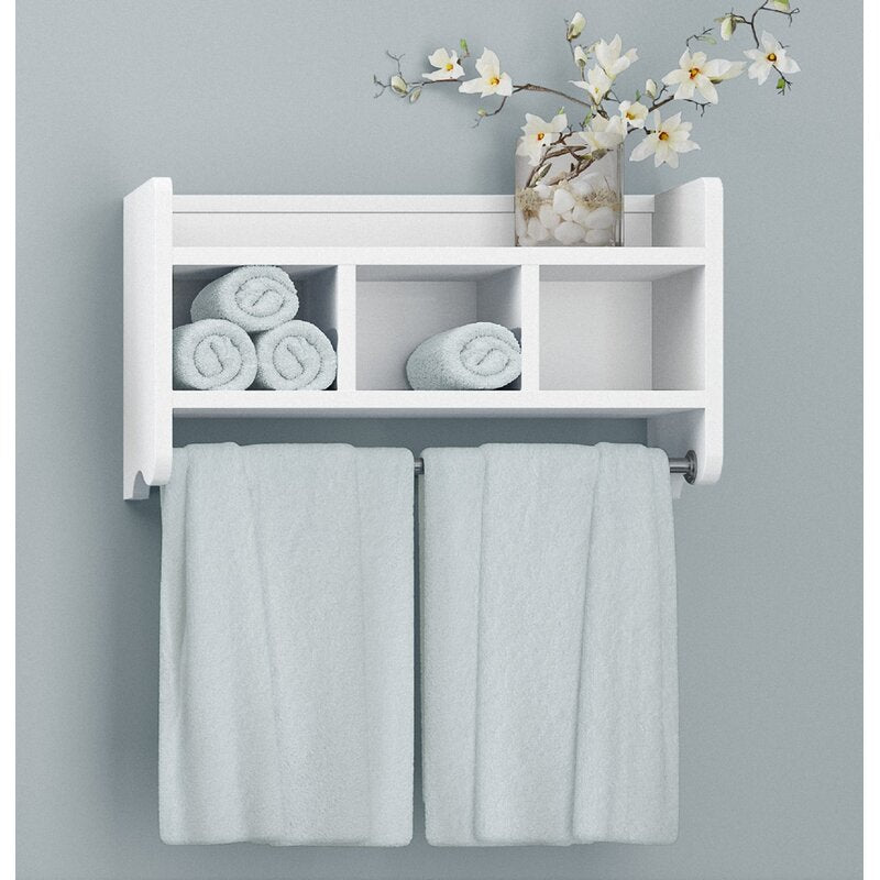 Davida Bathroom Floating Organizer Towel Shelve - waseeh.com