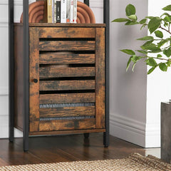 Multi Tier Tall Cabinet Bookcase Organizer Rack - waseeh.com