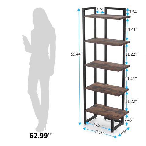 Factorize Bookcase Shelve Kitchen Living Room Organizer Storage Rack Decor - waseeh.com