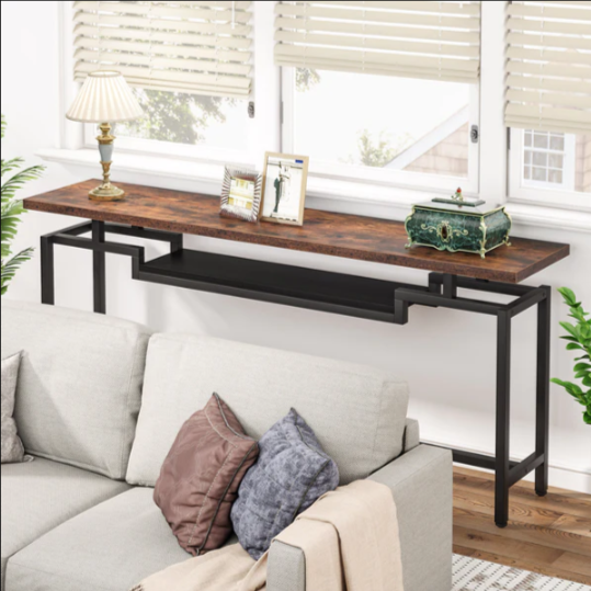 Proportionate Living Room Lounge Entryway Organizer Console Table - waseeh.com