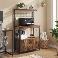 Bestier Kitchen Island Cart with Storage Rustic Design - waseeh.com