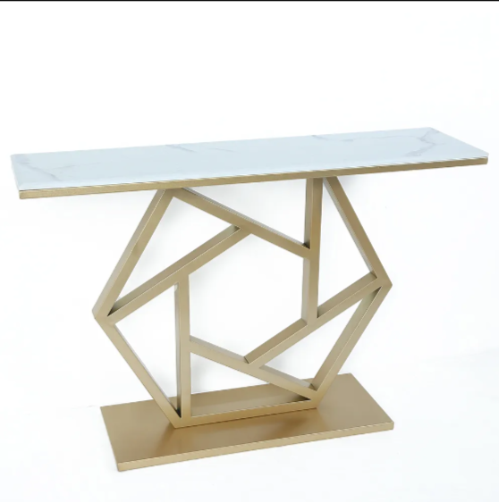 Quadratic Living Lounge Drawing Room Console Table - waseeh.com