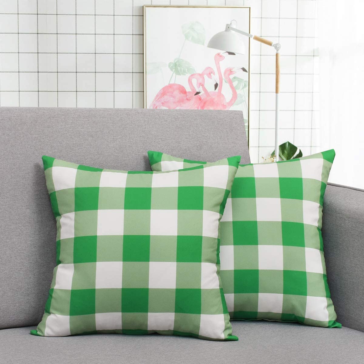 Intriguing Check Filled Cushion - waseeh.com