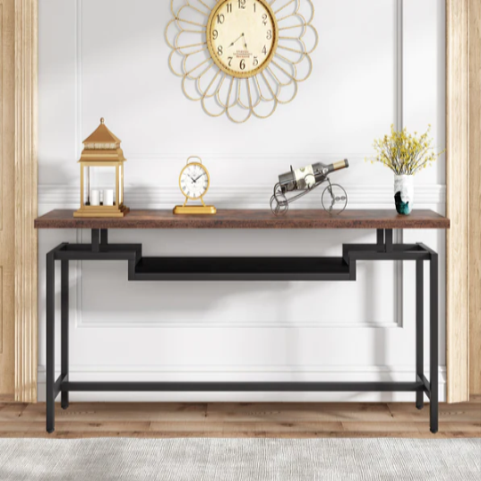 Proportionate Living Room Lounge Entryway Organizer Console Table - waseeh.com