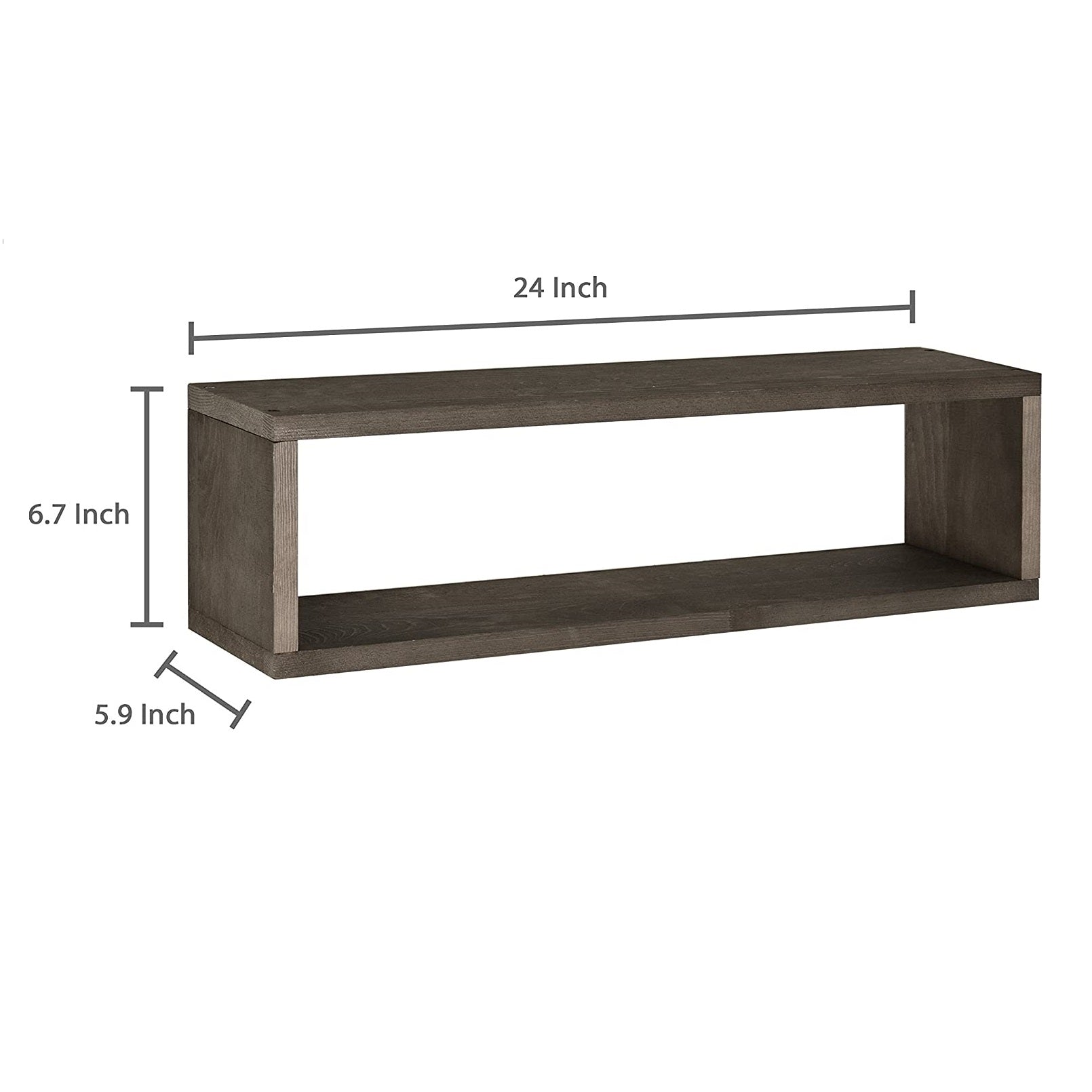 Display Boxes Living Lounge Drawing Room Floating Shelve (Set of 2) - waseeh.com