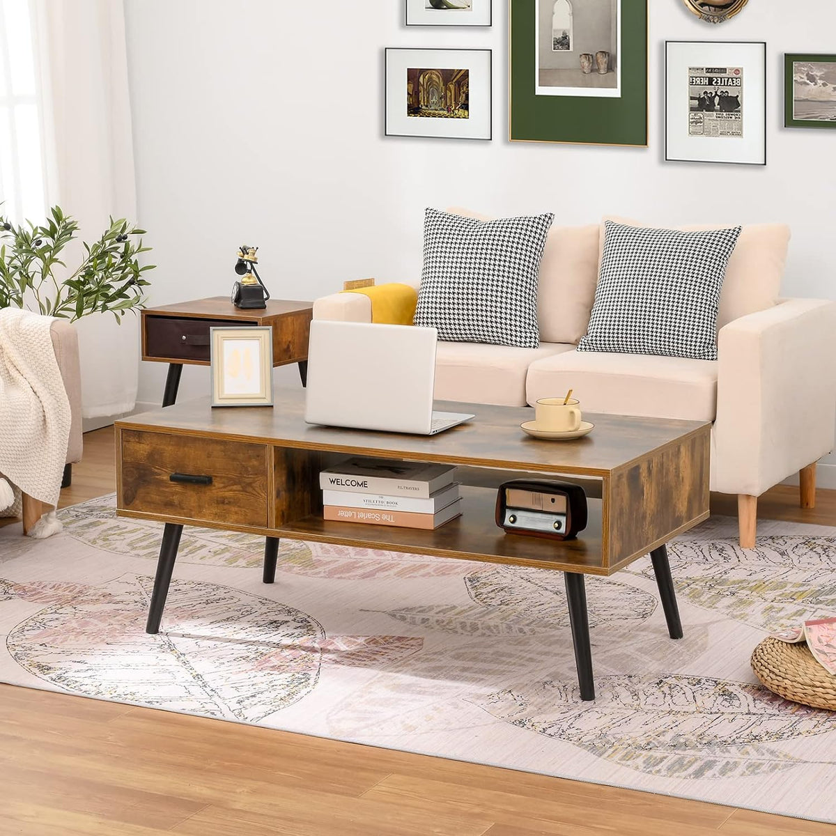 Bohozam Coffee Center Living Drawing Room Lounge Table