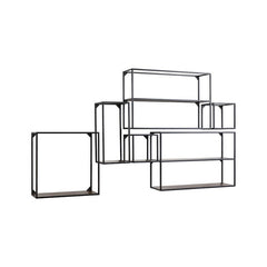 Booker Climbing Lounge Drawing Room Metal Floating Organizer Shelve Decor - waseeh.com