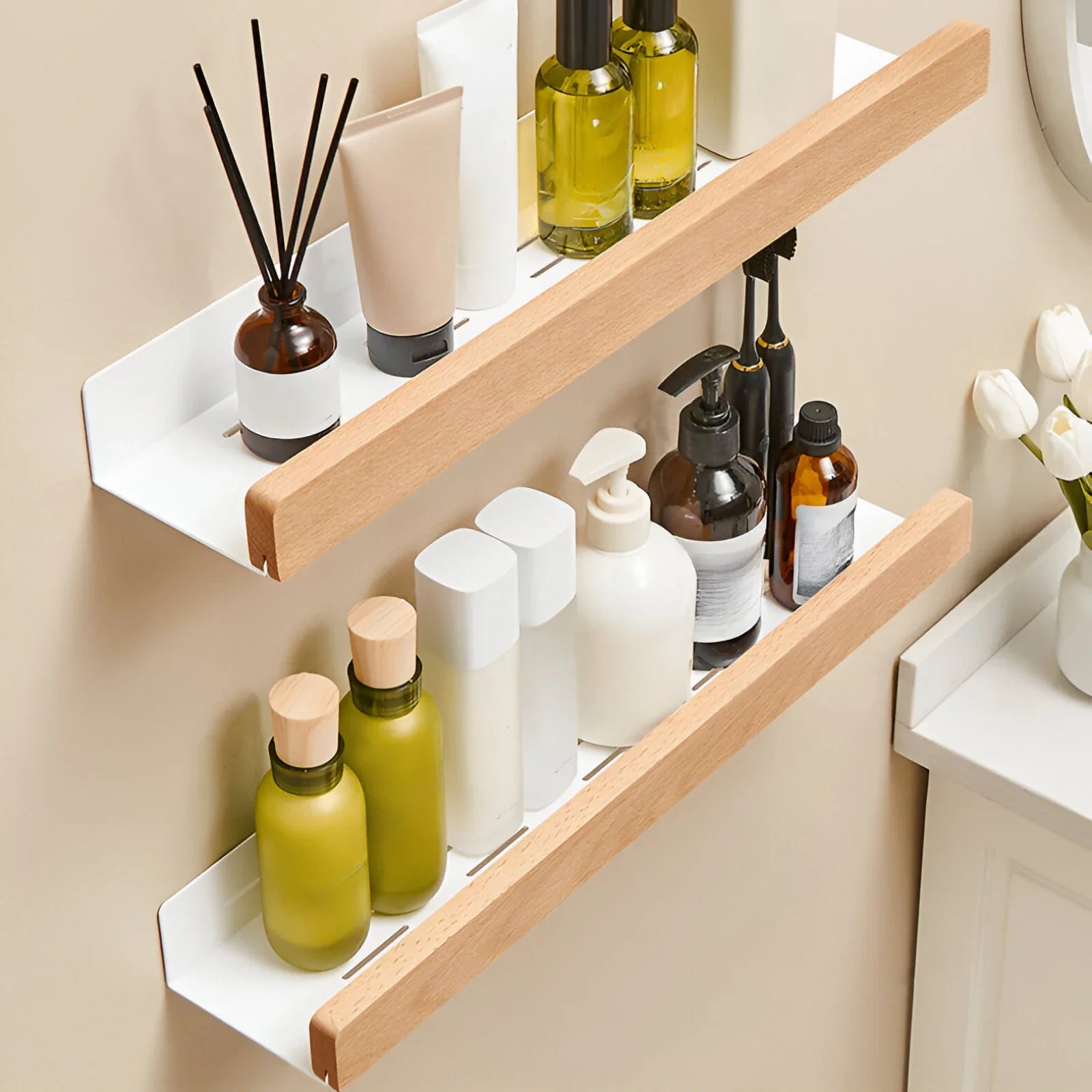 Modern Bathroom Storage Shelf