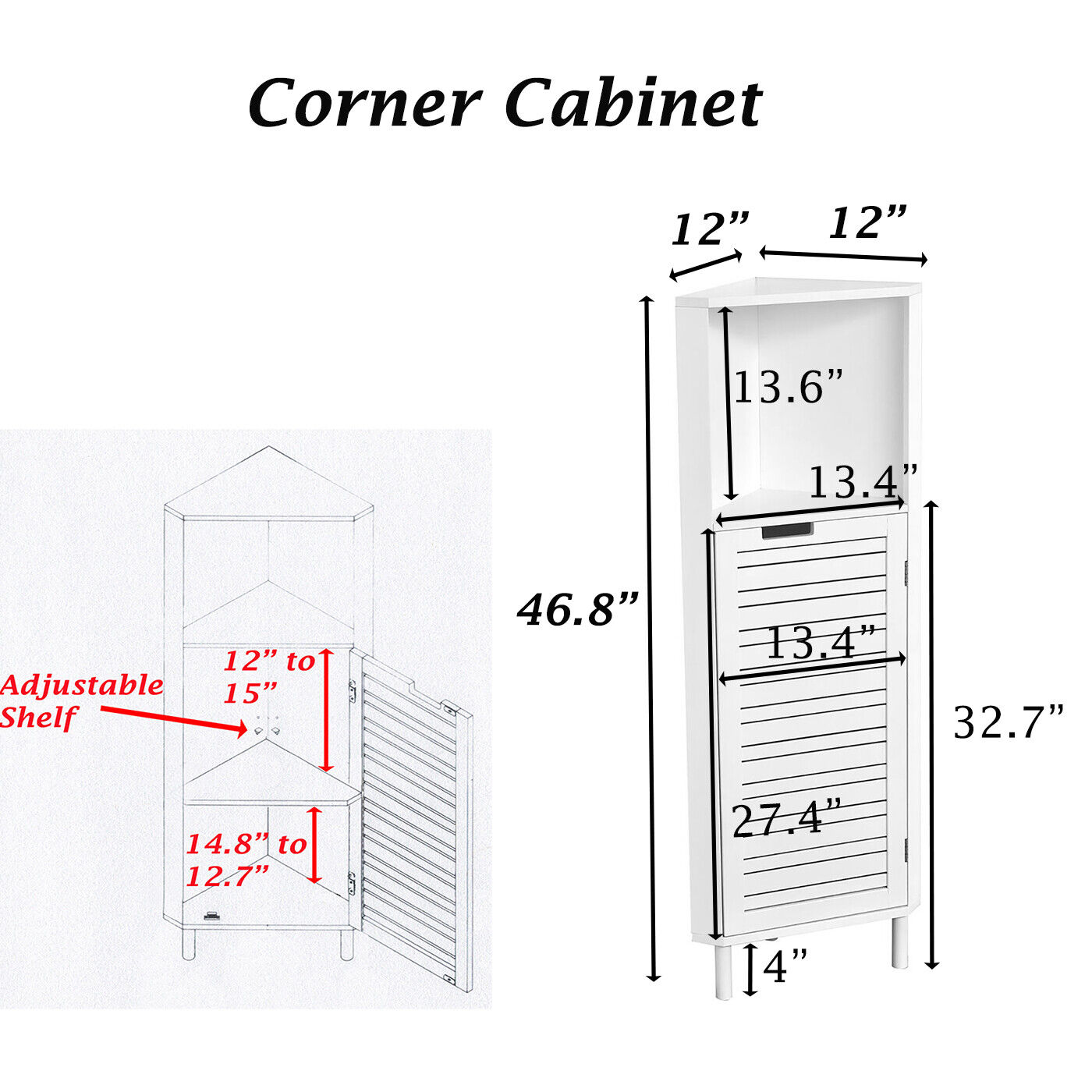 Triangle Mini Bathroom Toilet Rack