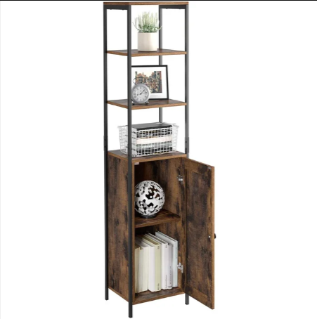 Leigh Freestanding Kitchen Bathroom Organizer Cabinet Rack - waseeh.com