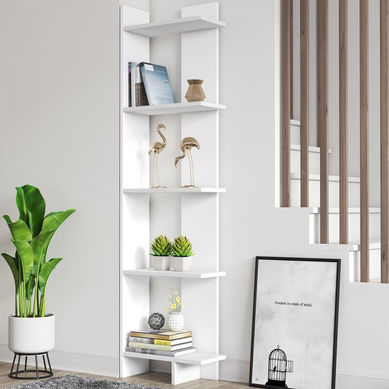 Infinity Living Drawing Room Bookcase Organizer Storage Rack - waseeh.com