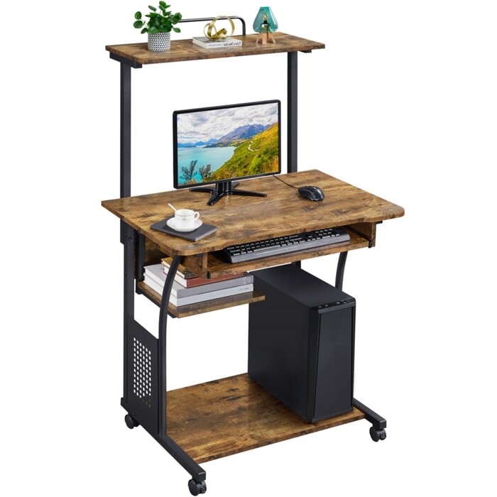 Rosita Multiple Layer Computer Desk - waseeh.com