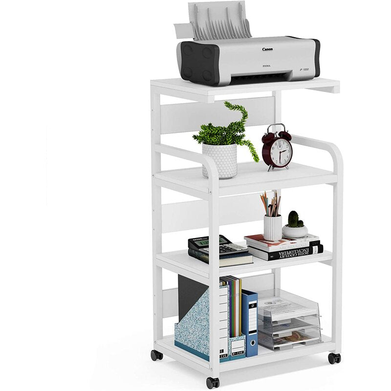 Alvaro Kitchen Moving Trolley Organizer Rack - waseeh.com