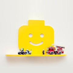 Smiley Kids Bedroom Floating Organizer Shelve Decor - waseeh.com