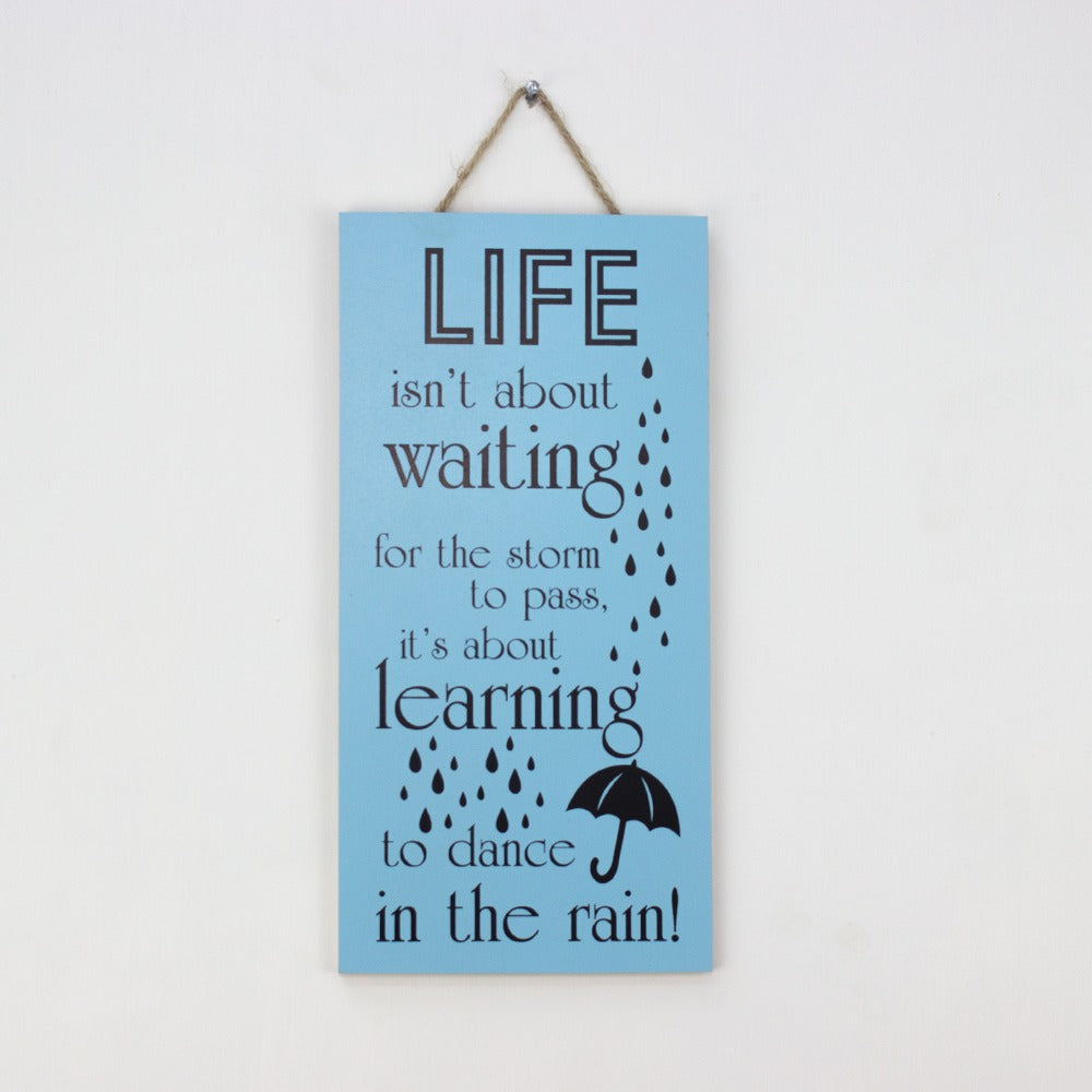 Wall "Life Lesson" Caption Decor - waseeh.com