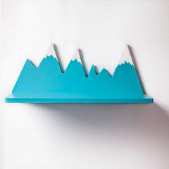 Art Work Mountain Kids Bedroom Organizer Floating Shelve - waseeh.com