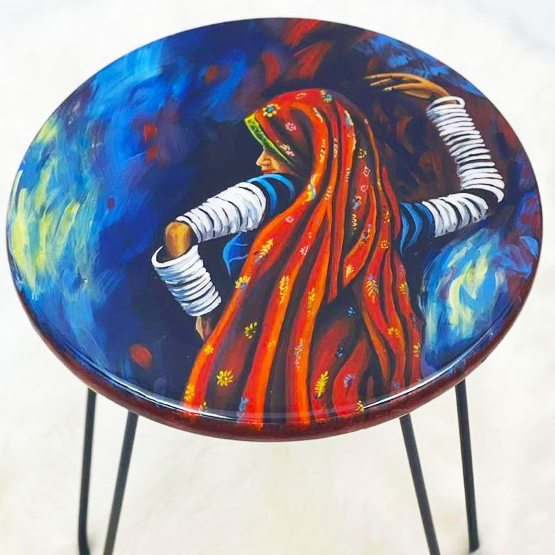 Gypsy Trad Living Lounge Center Side Hairpin Table - waseeh.com