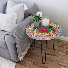 Flower Bloom Hairpin Side Center Table - waseeh.com