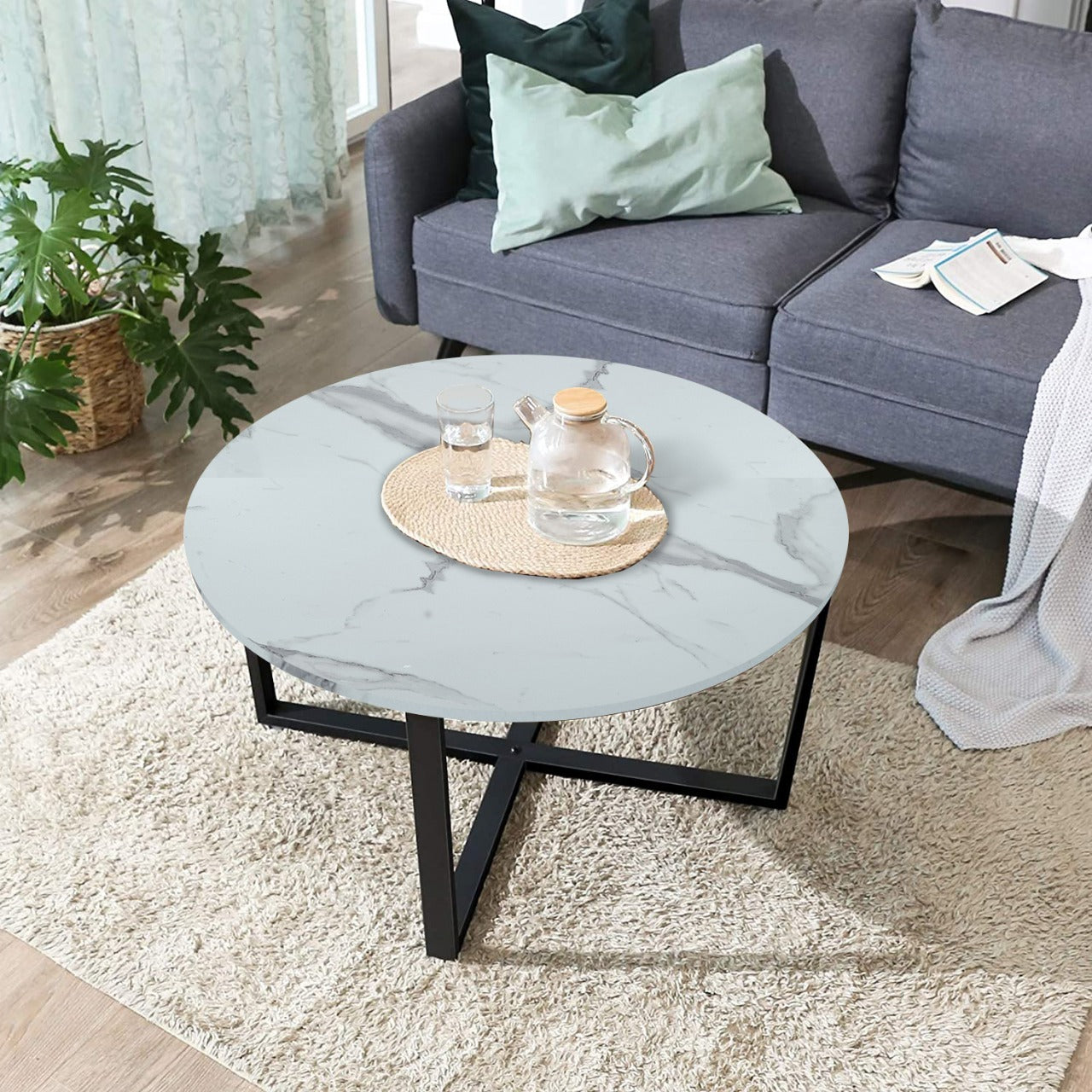 Buggard Center Living Lounge Drawing Room Coffee Table - waseeh.com