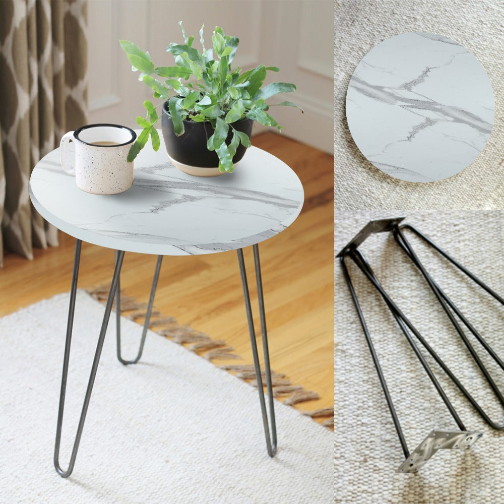 Lustre Shakes Living Lounge Center Side Hairpin Table - waseeh.com