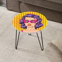 Dollar Girl Living Lounge Center Side Hairpin Table - waseeh.com