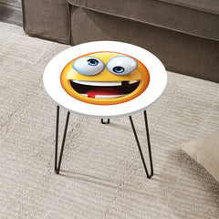 Character Emojis Living Lounge Center Side Hairpin Table - waseeh.com