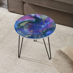 Dark Hole Living Lounge Bedroom Hairpin Side Center Table - waseeh.com