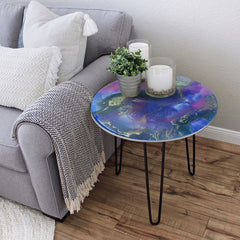 Dark Hole Living Lounge Bedroom Hairpin Side Center Table - waseeh.com