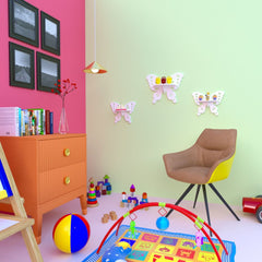 Crater Butterfly Kids Bedroom Floating Shelve Decor - waseeh.com