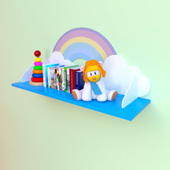 Rainbow Land Kids Bedroom Floating Shelve Decor - waseeh.com