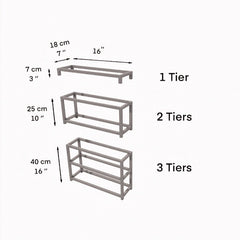 Schuhregal Metal Shoe Oganizer Storage Rack - waseeh.com