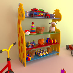 Shady Giraffe Kids Toy Bookcase Organizer Rack - waseeh.com