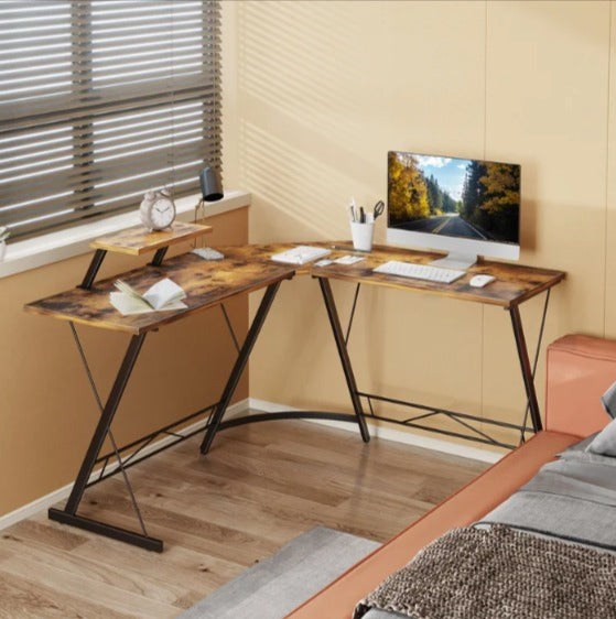 Queenborough Living Room Office Work Station Organizer Desk - waseeh.com