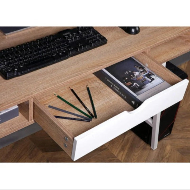 Oldcastle Living Room Office Work Station Organizer Desk Table - waseeh.com