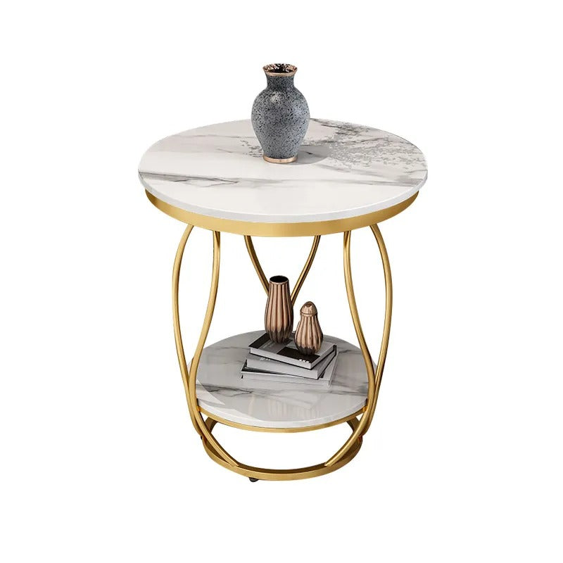 Gilded Living Lounge Bedroom Modern Side Table - waseeh.com