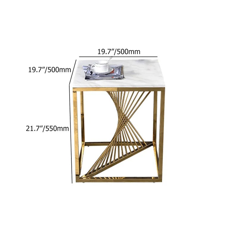 Contrived Living Lounge Bedroom Modern Side Table - waseeh.com