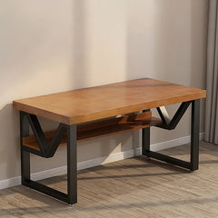 Elongate Home Office Writing Work Organizer Desk Table - waseeh.com