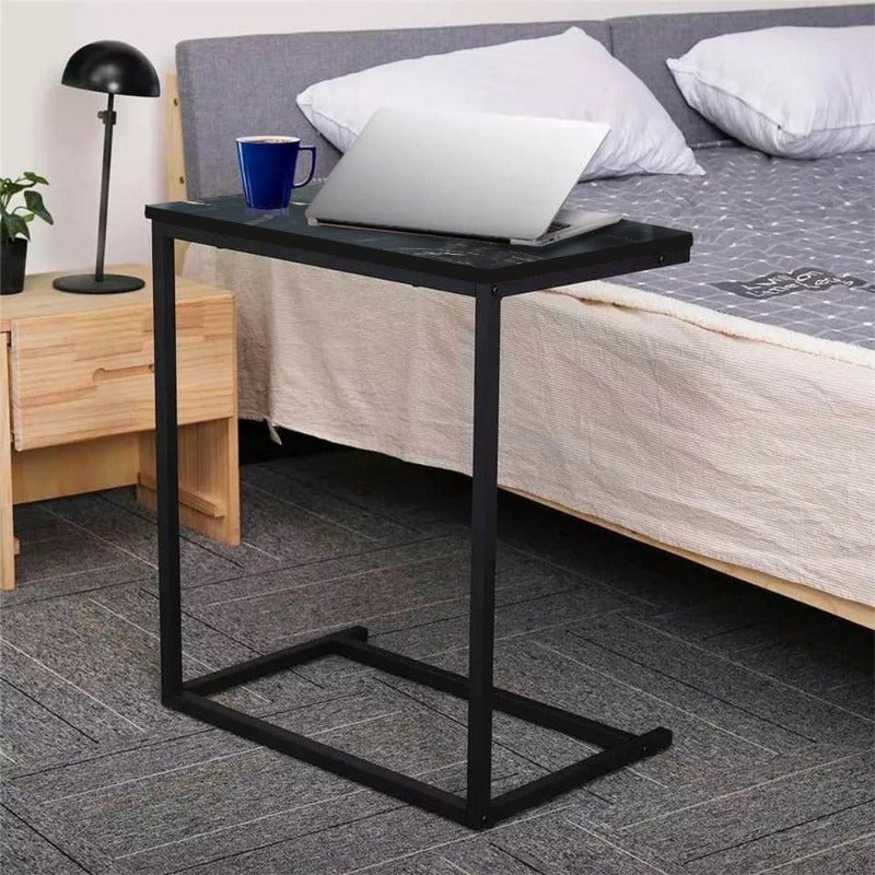 Straight Rectangle Bedside Coffee Laptop Office Table - waseeh.com