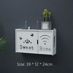 Sweet Home Living Lounge Wifi Floating Organizer Shelve Rack - waseeh.com