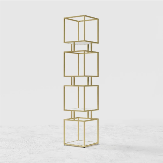 Cubic Tower Bookcase Organizer Rack Decor - waseeh.com