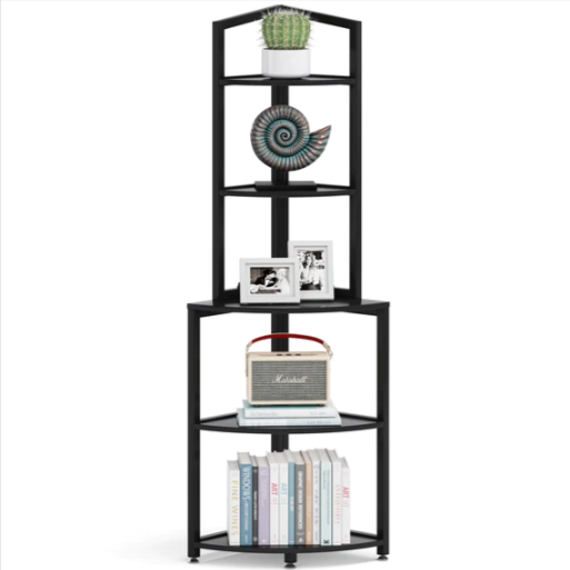 Plight Ladder Bookcase Shelve Kitchen Organizer Rack - waseeh.com