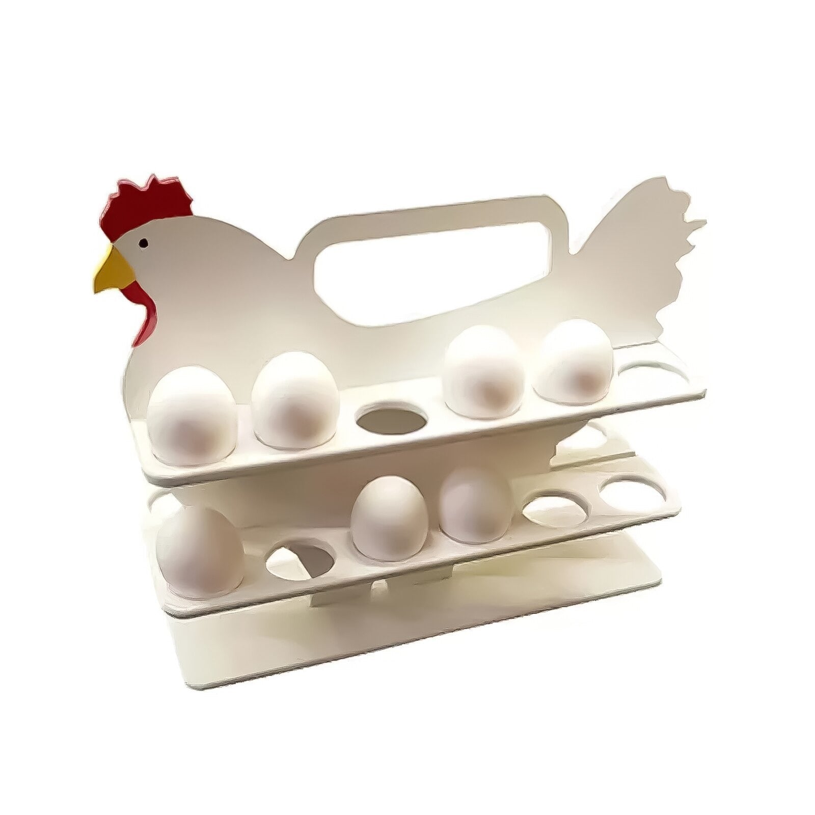 Chicky Spiral Egg Holder Organizer Tray - waseeh.com